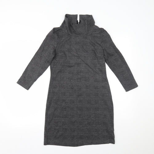 NEXT Womens Grey Plaid  Mini  Size 6