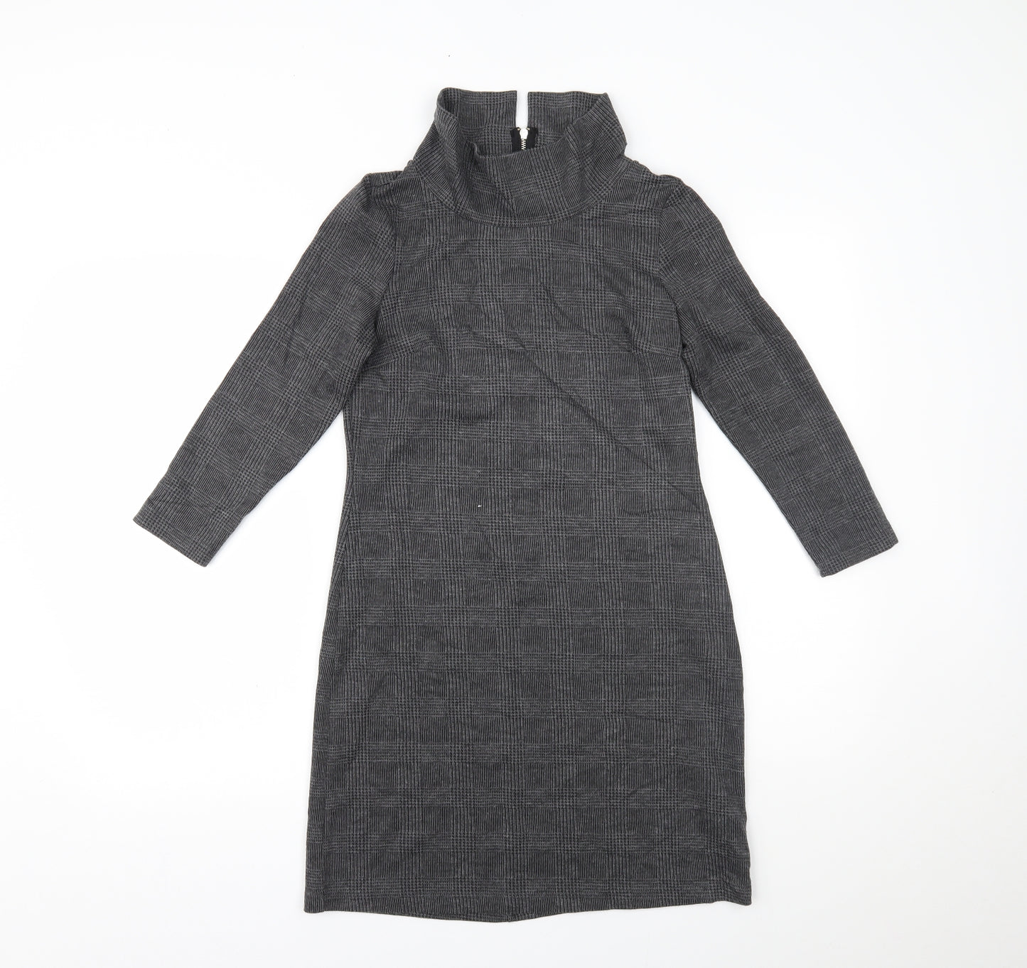 NEXT Womens Grey Plaid  Mini  Size 6