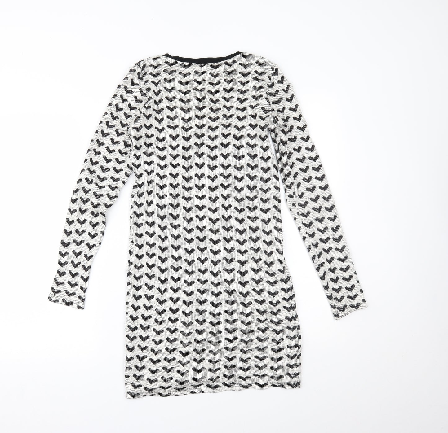 Dorothy Perkins Womens White Polka Dot  Mini  Size 8