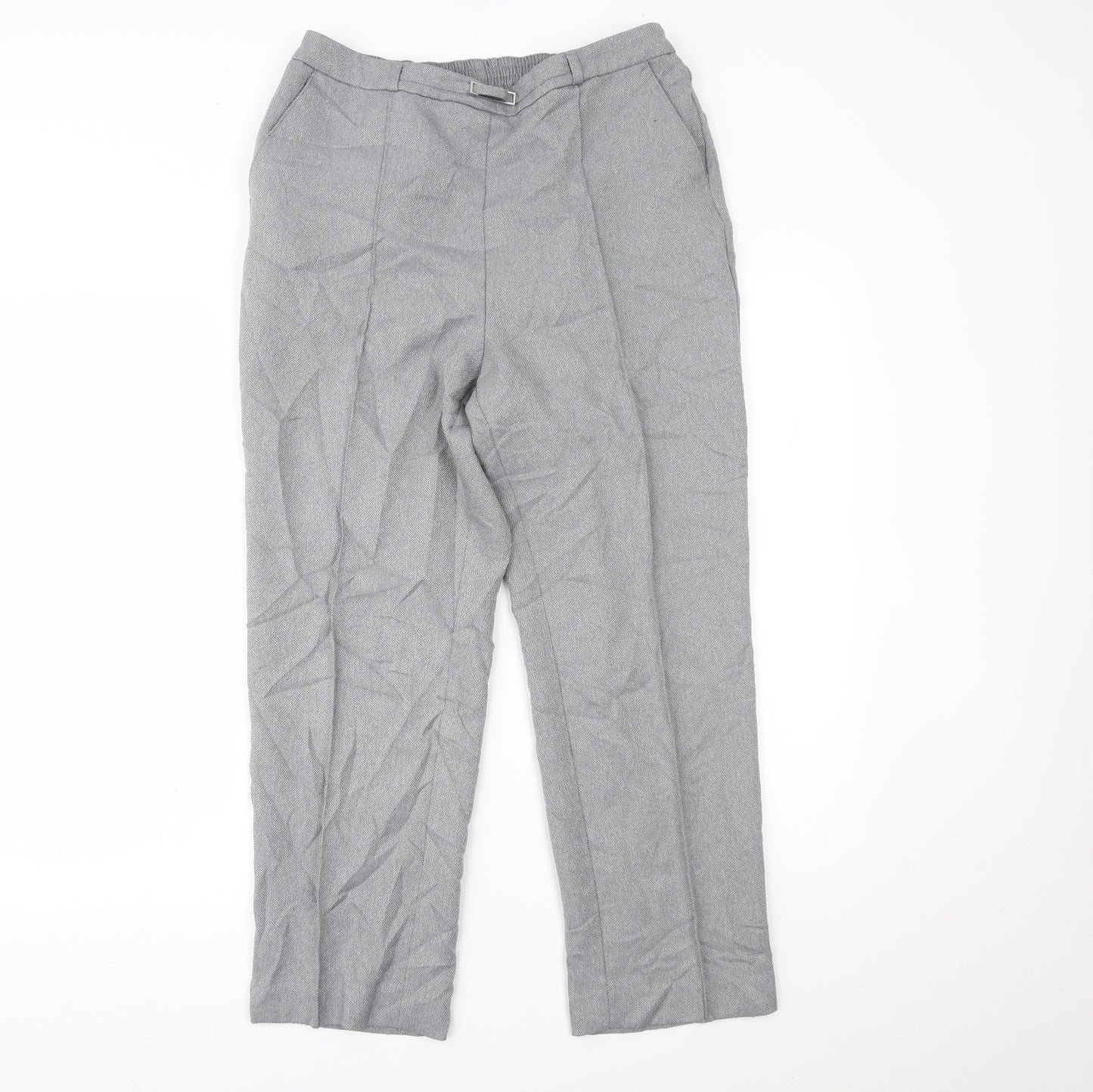 HONOUR MILLBURN Womens Grey   Trousers  Size 14 L23.5 in