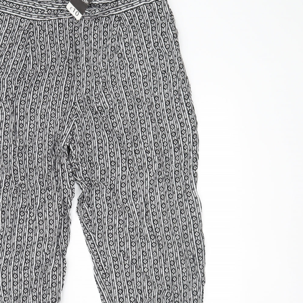 George Womens Multicoloured Geometric  Trousers  Size 16 L24 in