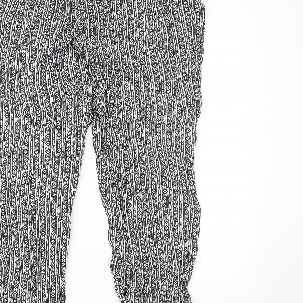 George Womens Multicoloured Geometric  Trousers  Size 16 L24 in