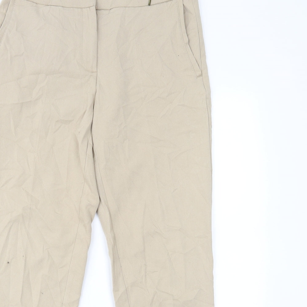 H&M Womens Beige   Trousers  Size 10 L26 in