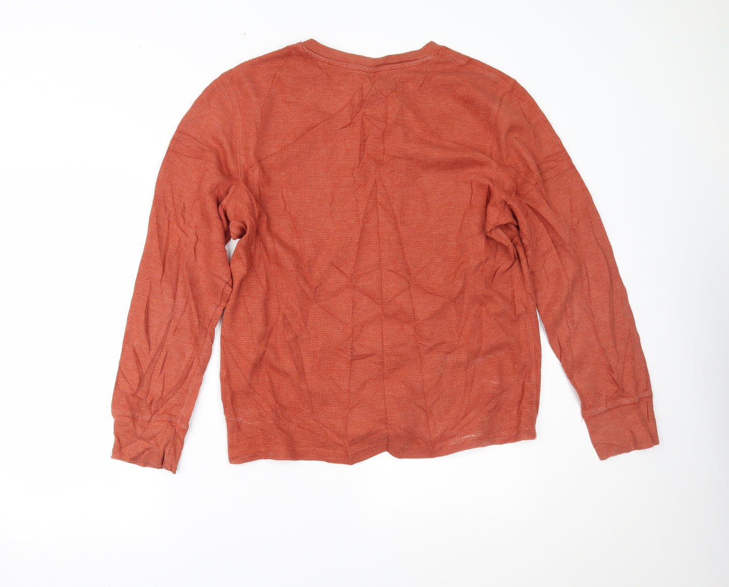 Faded Glory Mens Orange    T-Shirt Size L