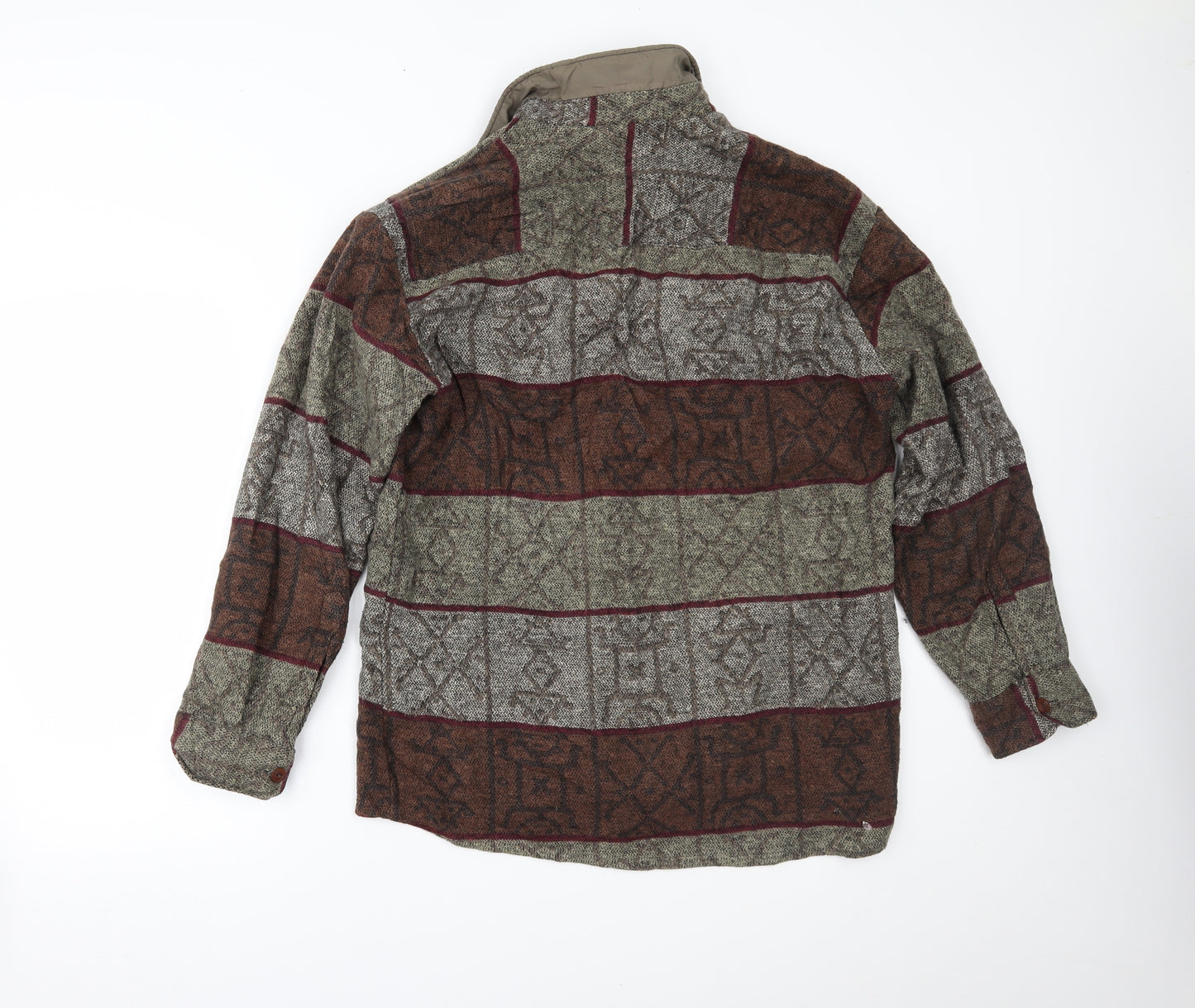 Jupiter Mens Multicoloured Plaid   Button-Up Size L