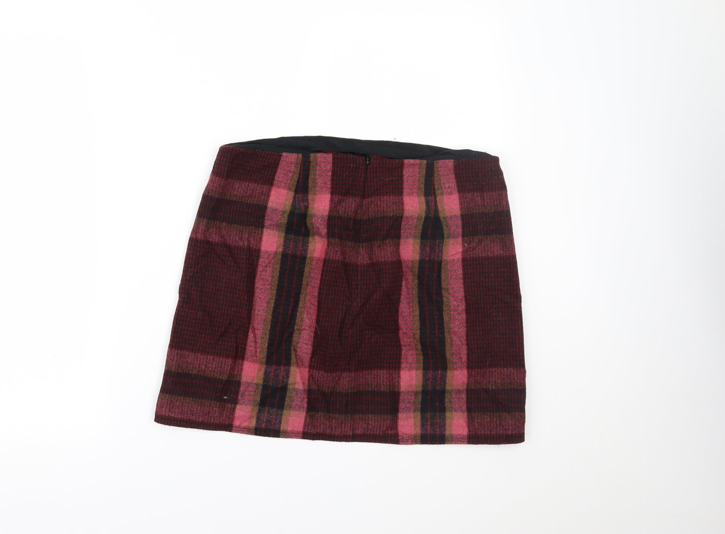 Gap Womens Pink Plaid  Mini Skirt Size 6