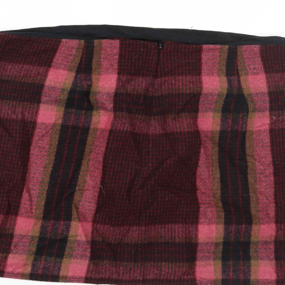 Gap Womens Pink Plaid  Mini Skirt Size 6