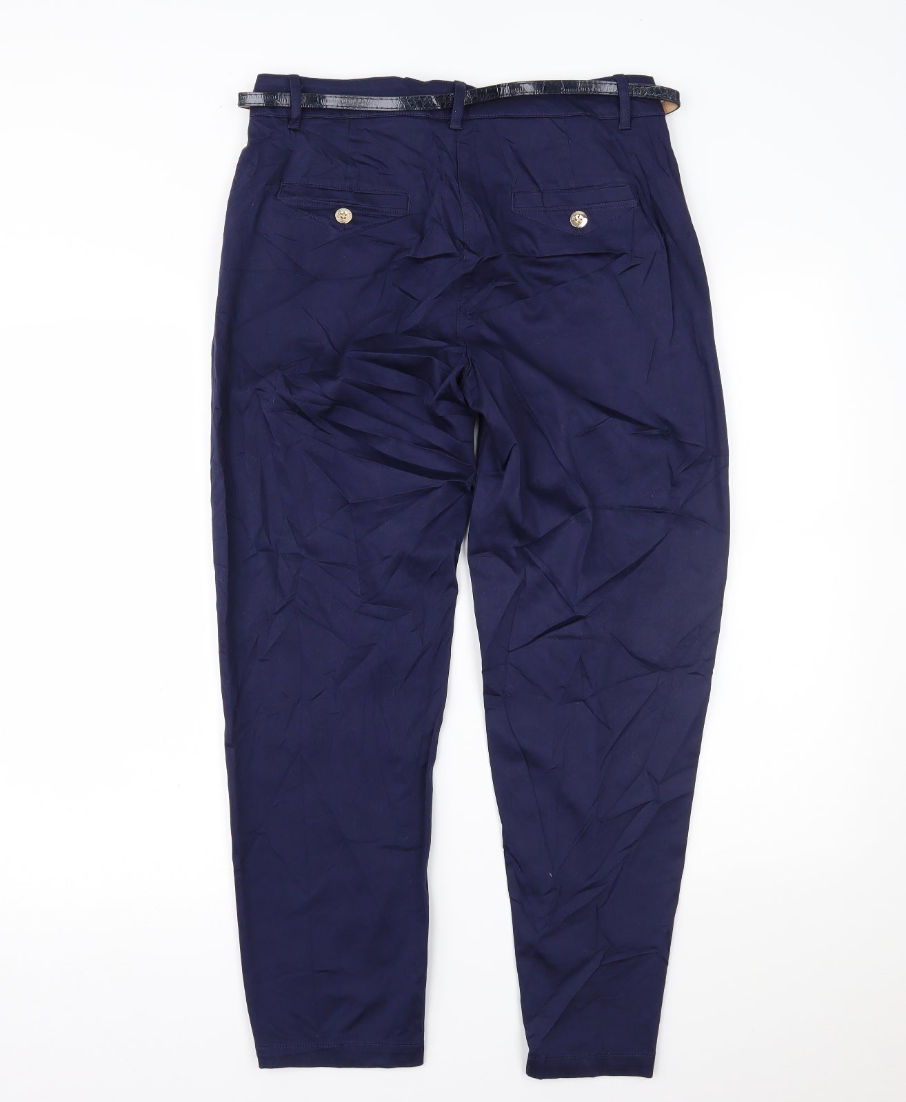 Per Una Womens Blue   Trousers  Size 12 L25 in