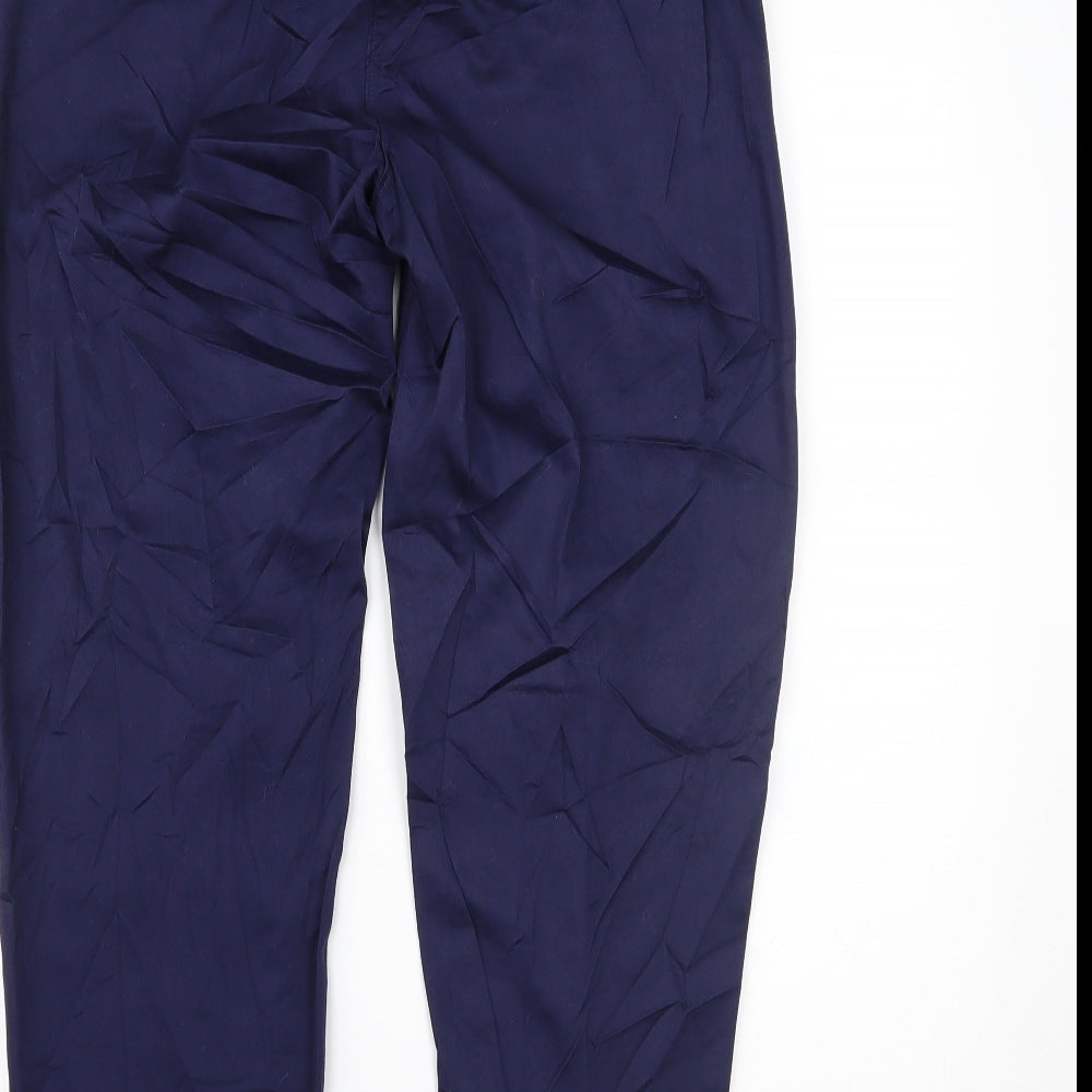 Per Una Womens Blue   Trousers  Size 12 L25 in