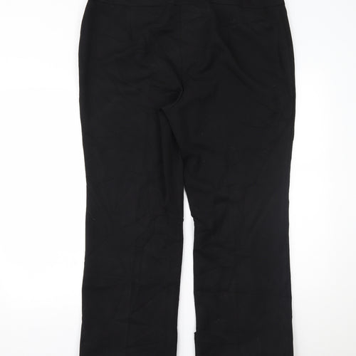 Arcadia Womens Black   Trousers  Size 18 L31.5 in