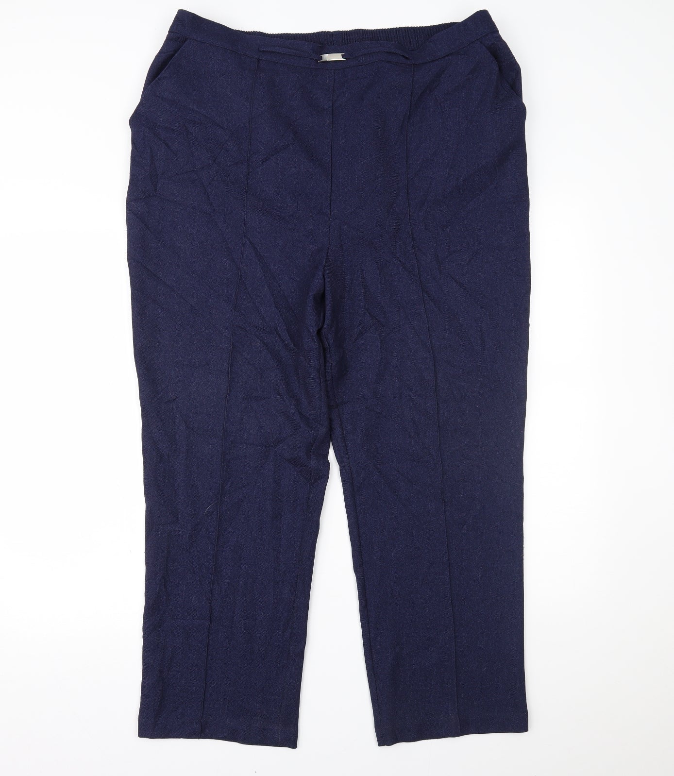 Primark Womens Blue   Trousers  Size 18 L21 in
