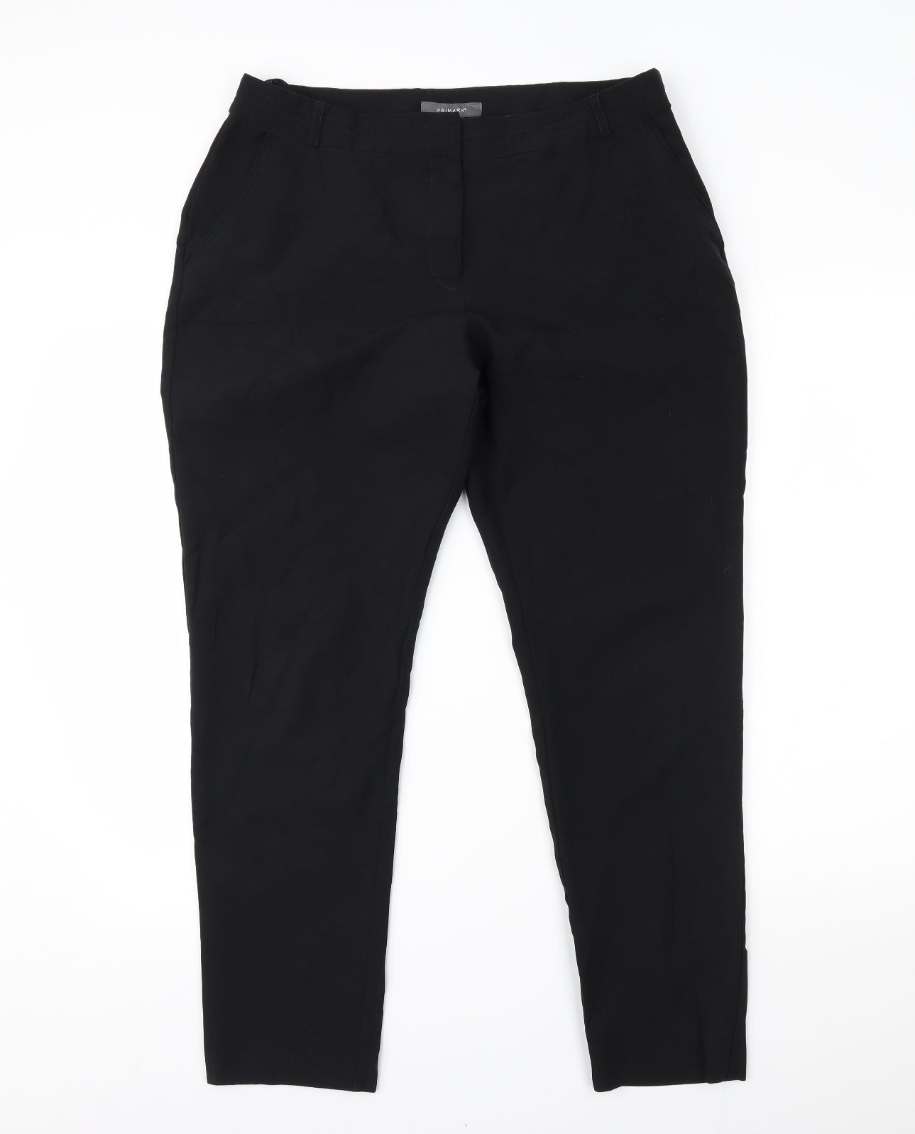 Primark Womens Black   Trousers  Size 14 L26 in