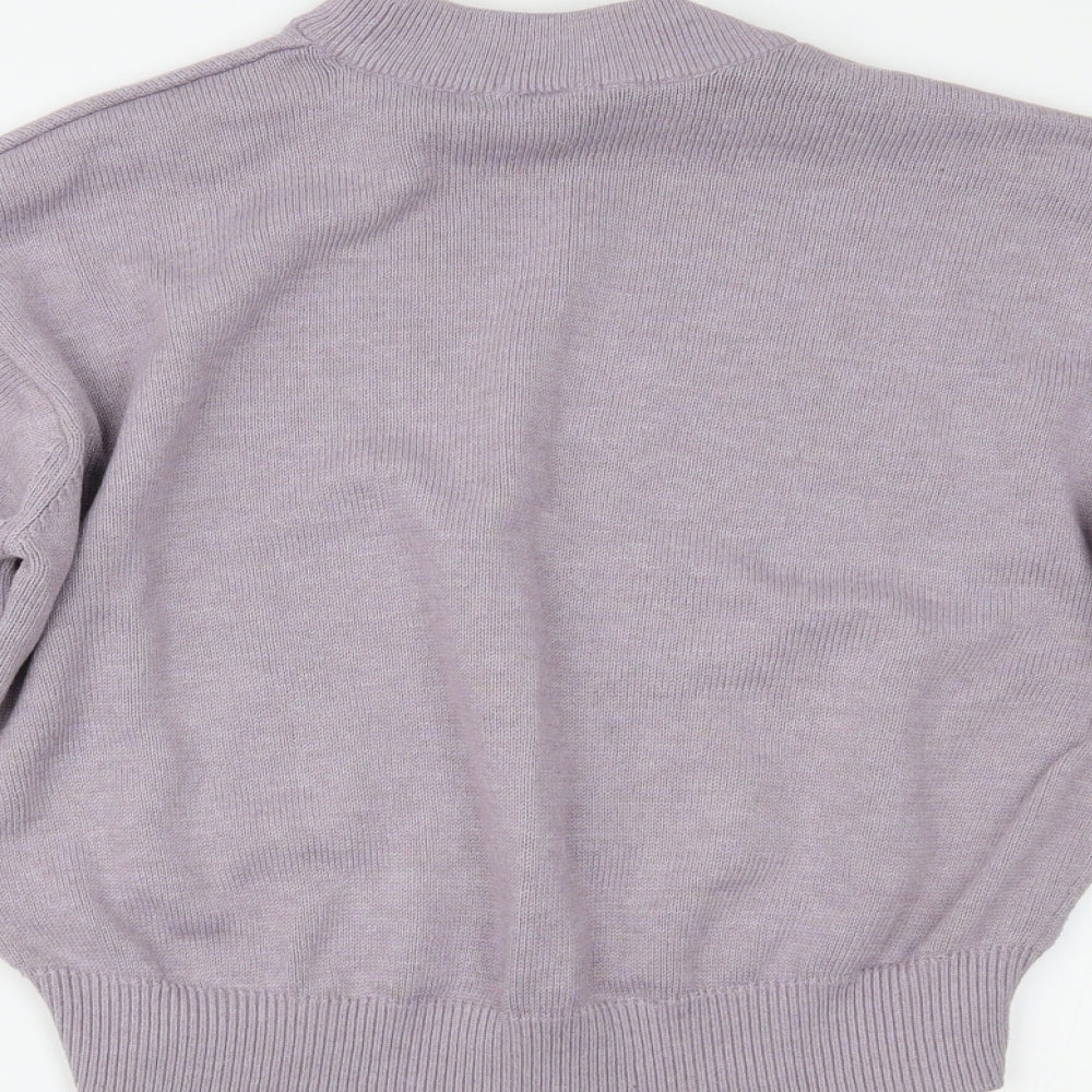 H&M Womens Purple   Pullover Jumper Size M