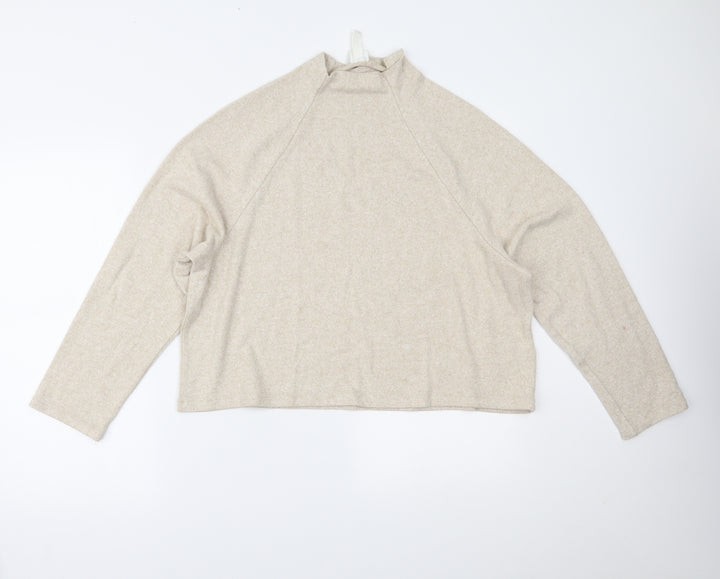 H&M Womens Ivory   Pullover Jumper Size M