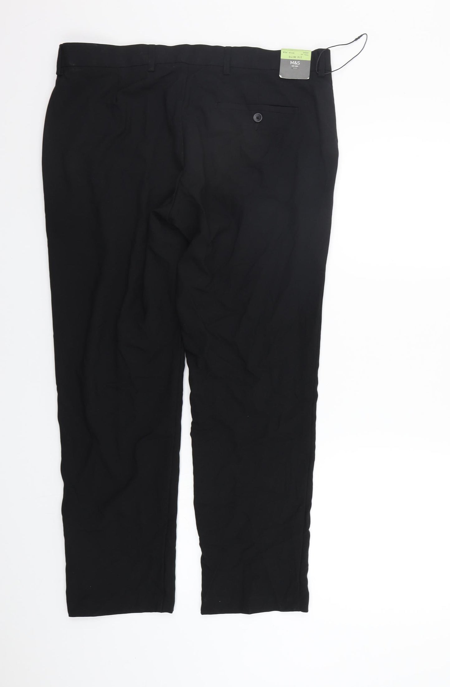 Marks and Spencer Womens Black   Trousers  Size 36 in L27 in