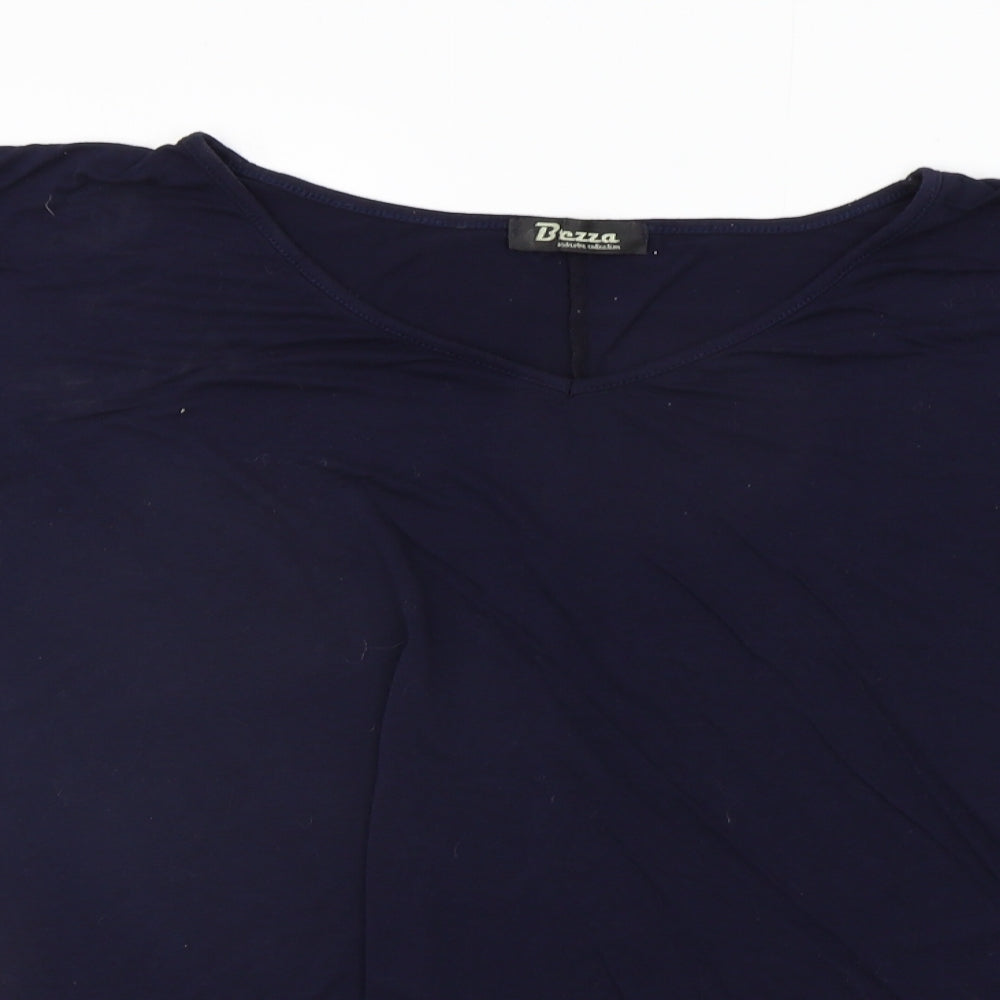 Brezza Womens Blue   Basic T-Shirt Size 16