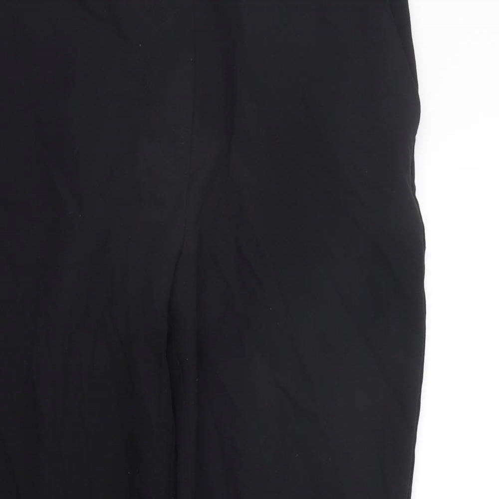 F&F Womens Black   Trousers  Size 12 L25 in