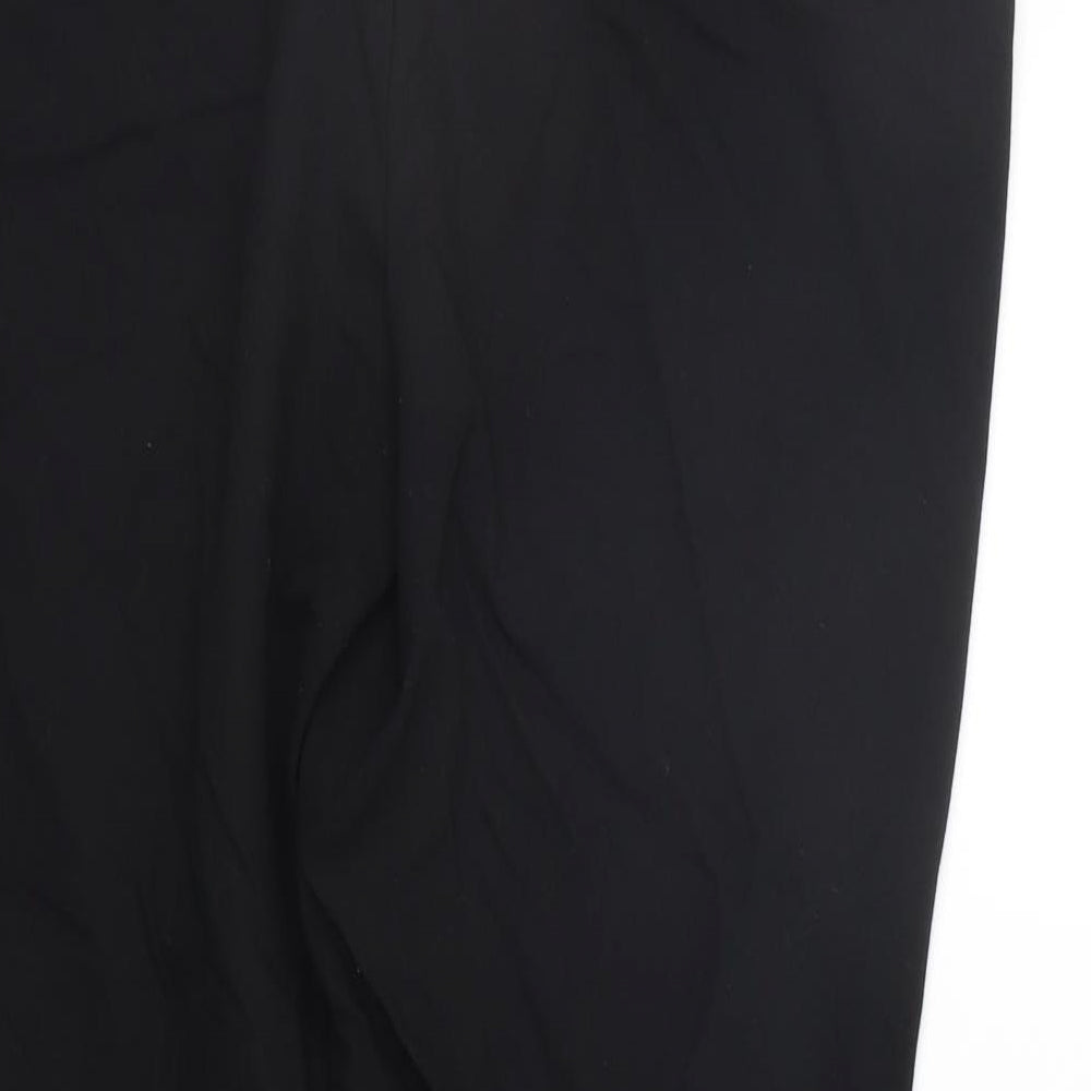 F&F Womens Black   Trousers  Size 12 L25 in