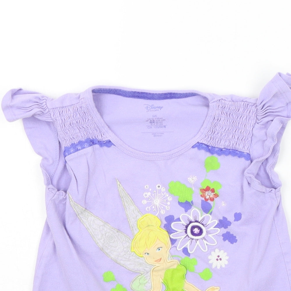 Disney Girls Purple   A-Line  Size 5-6 Years