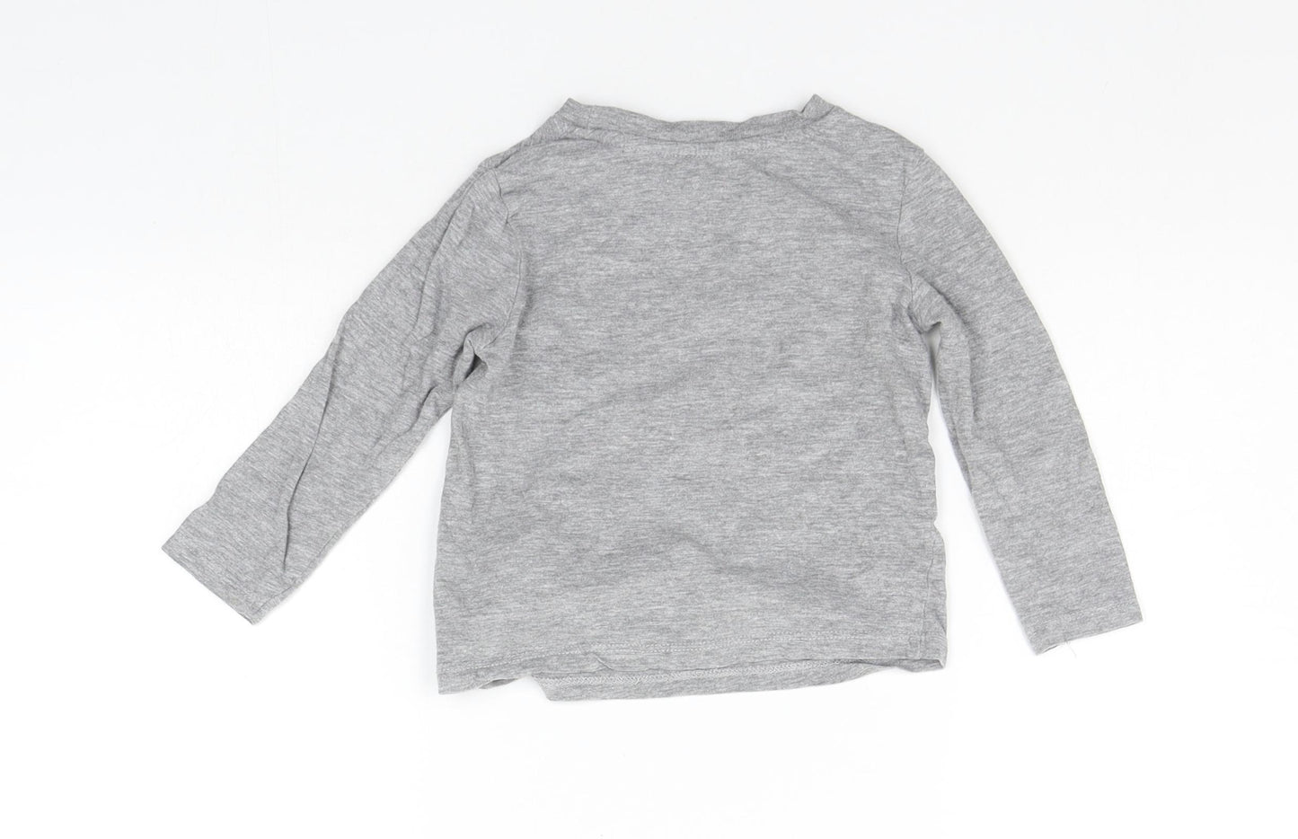 pep&CO Boys Grey   Basic T-Shirt Size 18-24 Months