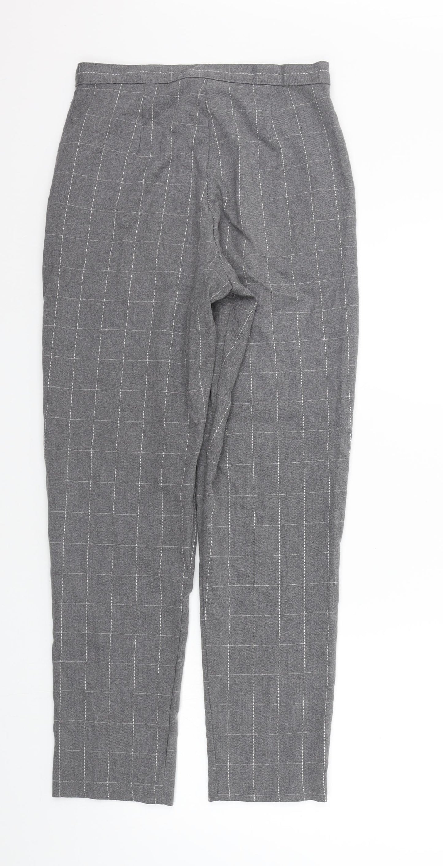 Brandy Melville Womens Grey Check  Trousers  One Size L26 in
