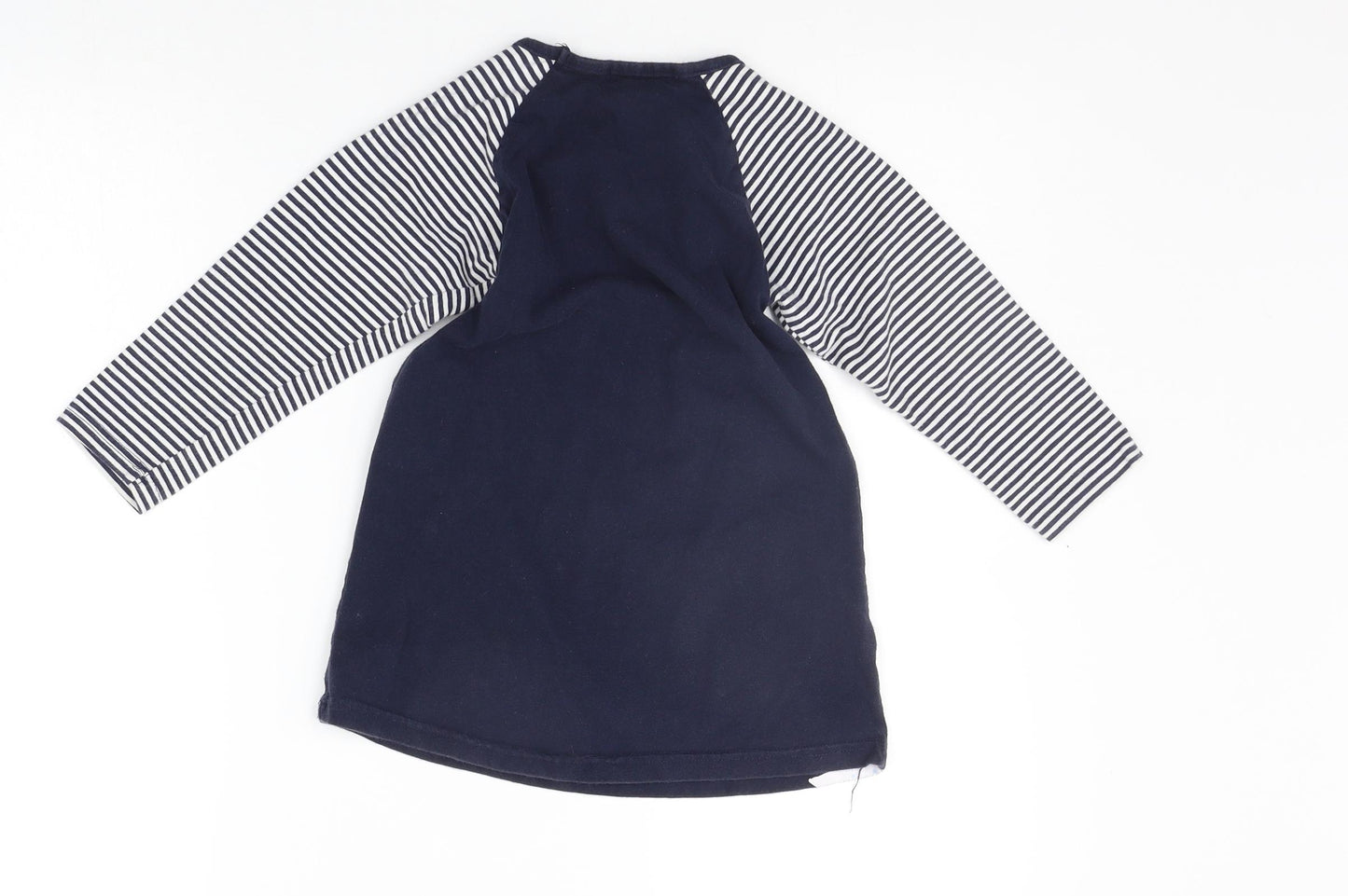 jinxing Girls Blue   T-Shirt Dress  Size 10-11 Years