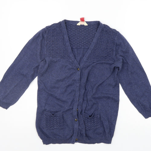 Falmer Heritage Womens Blue   Cardigan Jumper Size 10