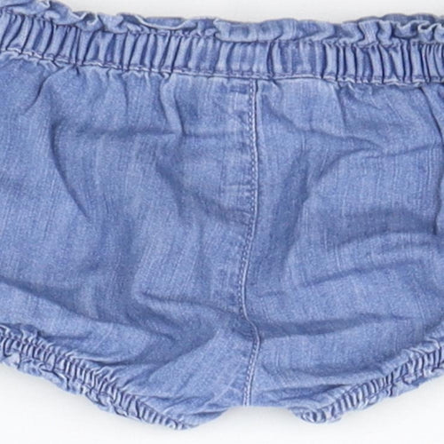 Gap Girls Blue   Cropped Trousers Size 9-12 Months  - Elasticated Waist