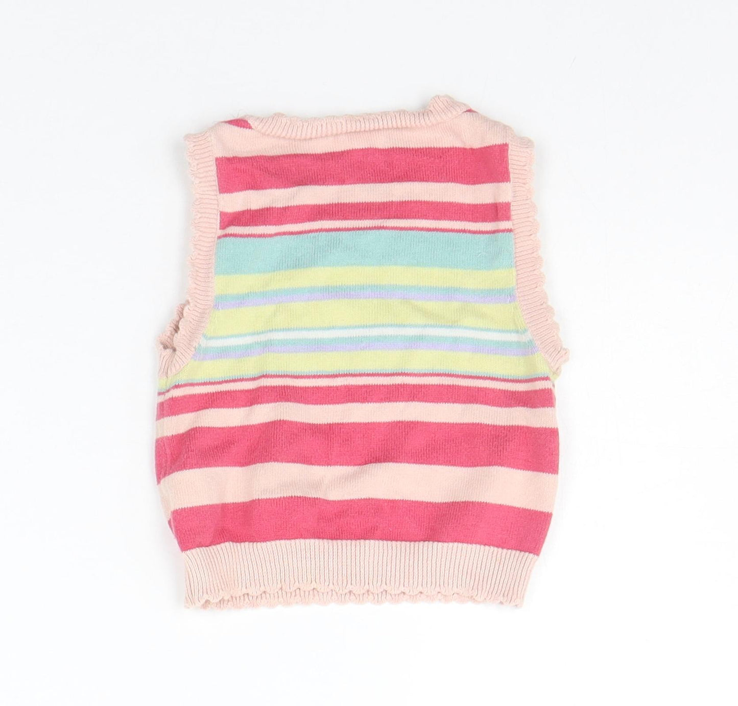 George Baby Multicoloured Striped  Pullover Jumper Size 6-9 Months