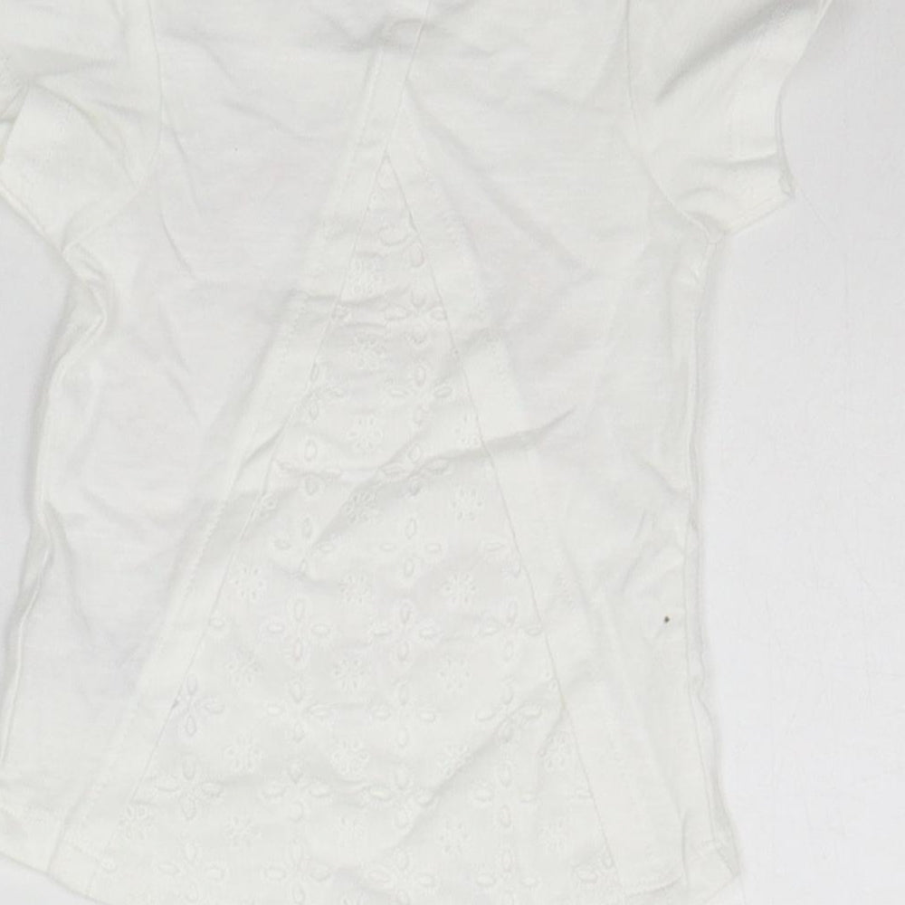 Nutmeg Baby White   Basic T-Shirt Size 3-6 Months