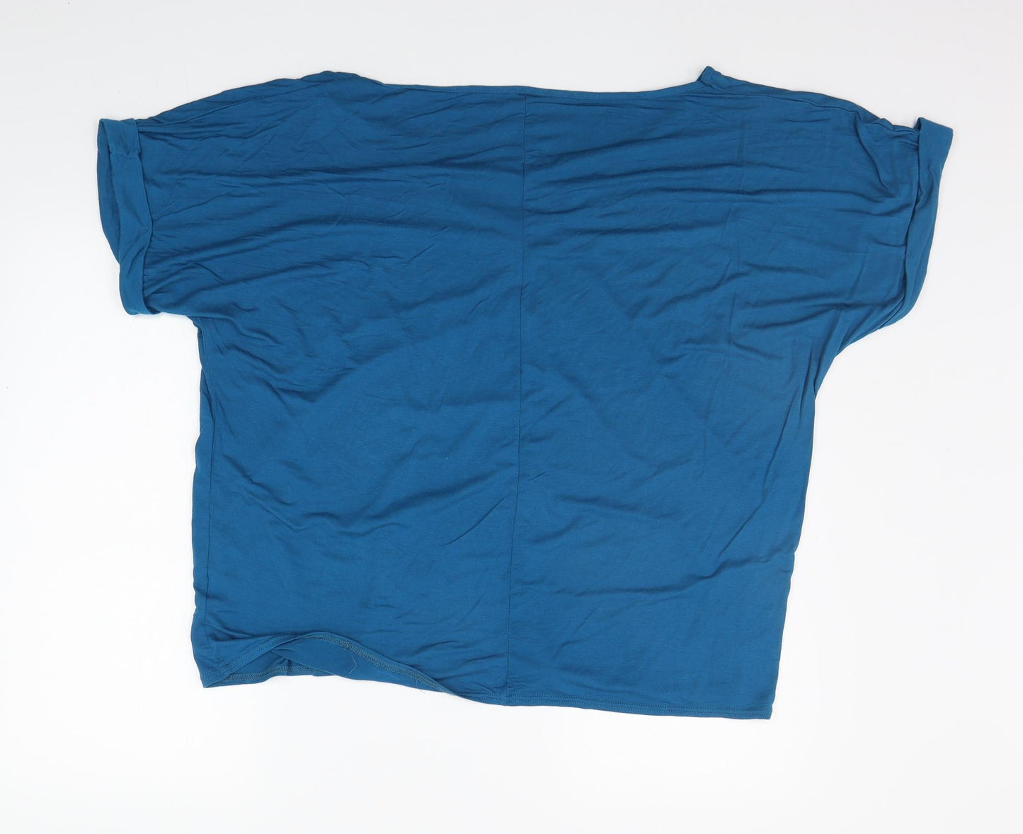 candid styles Womens Blue   Basic T-Shirt Size 20