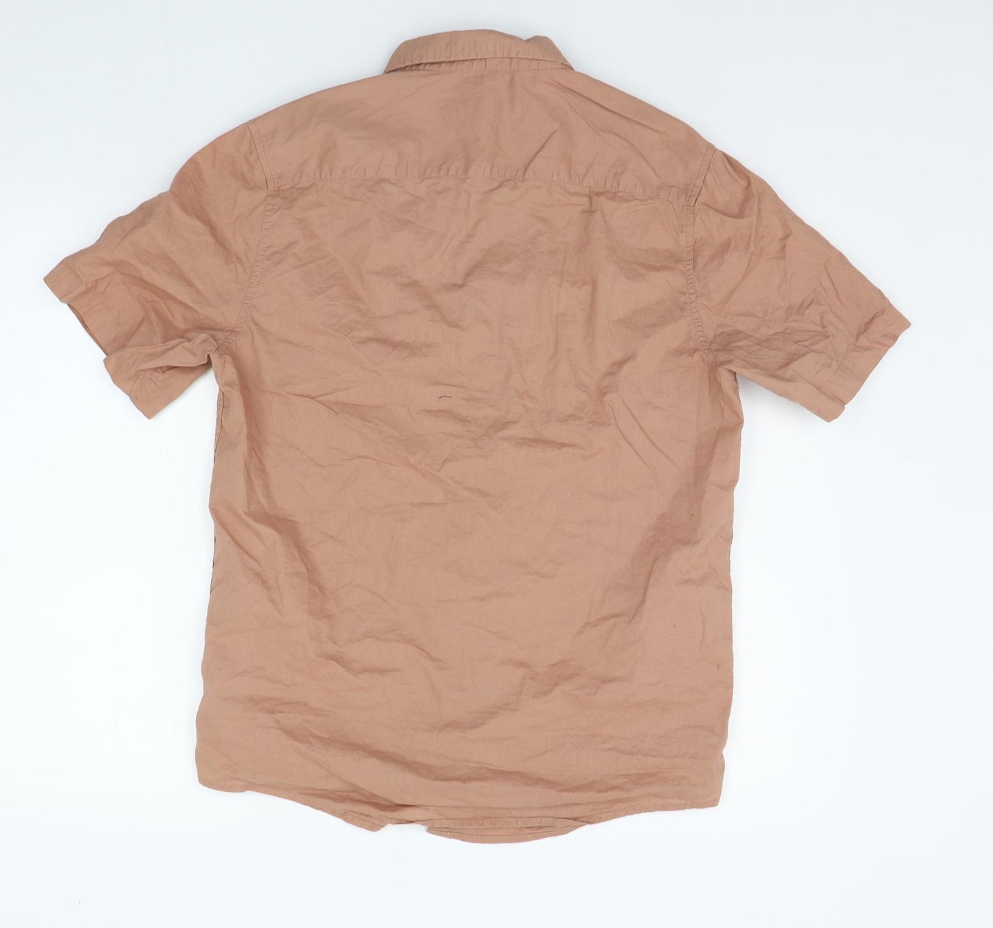 New Look Mens Beige    Button-Up Size M