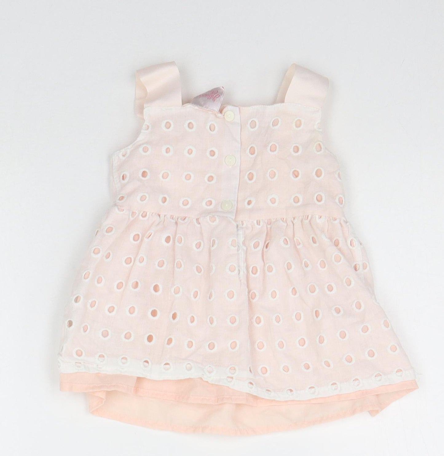 Jillian's Closet Girls Beige Houndstooth  A-Line  Size 9-12 Months