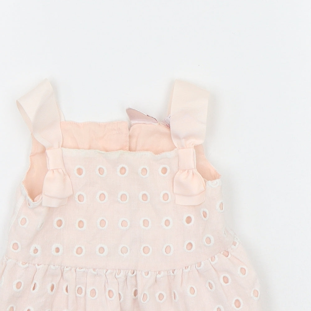 Jillian's Closet Girls Beige Houndstooth  A-Line  Size 9-12 Months