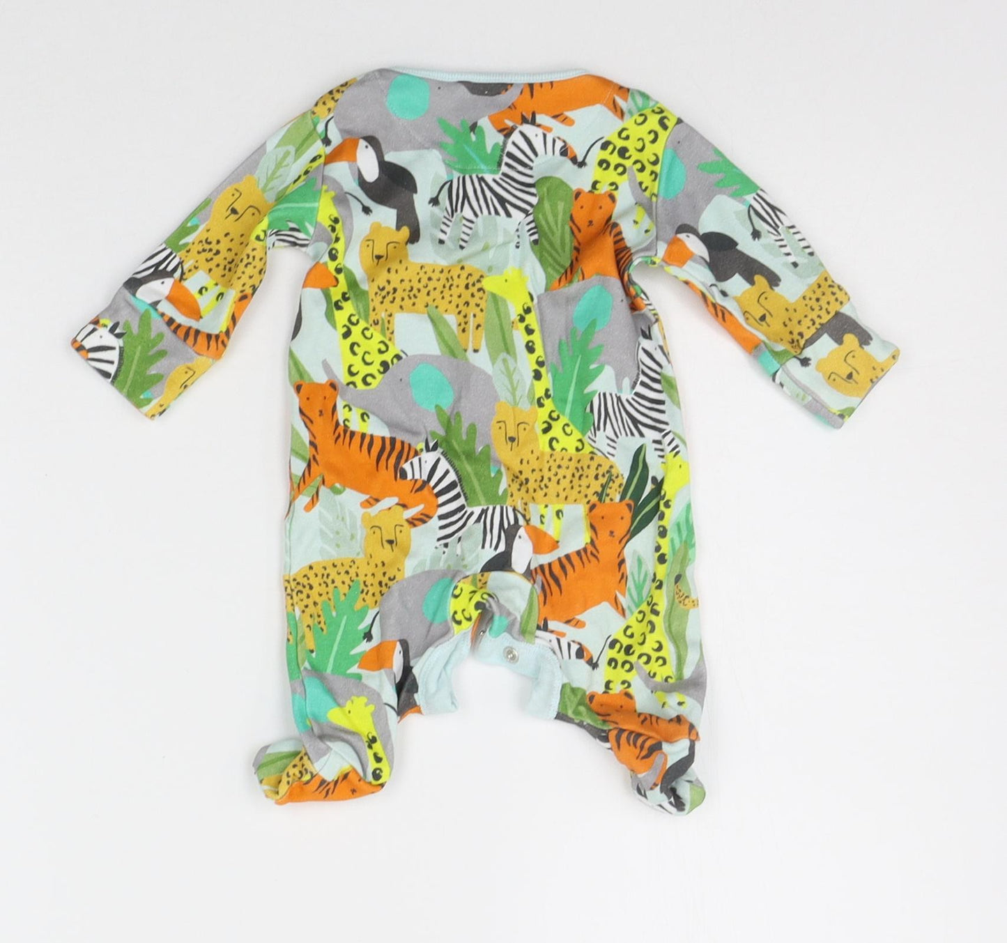 NEXT Baby Multicoloured Geometric  Babygrow One-Piece Size Newborn  - Animals