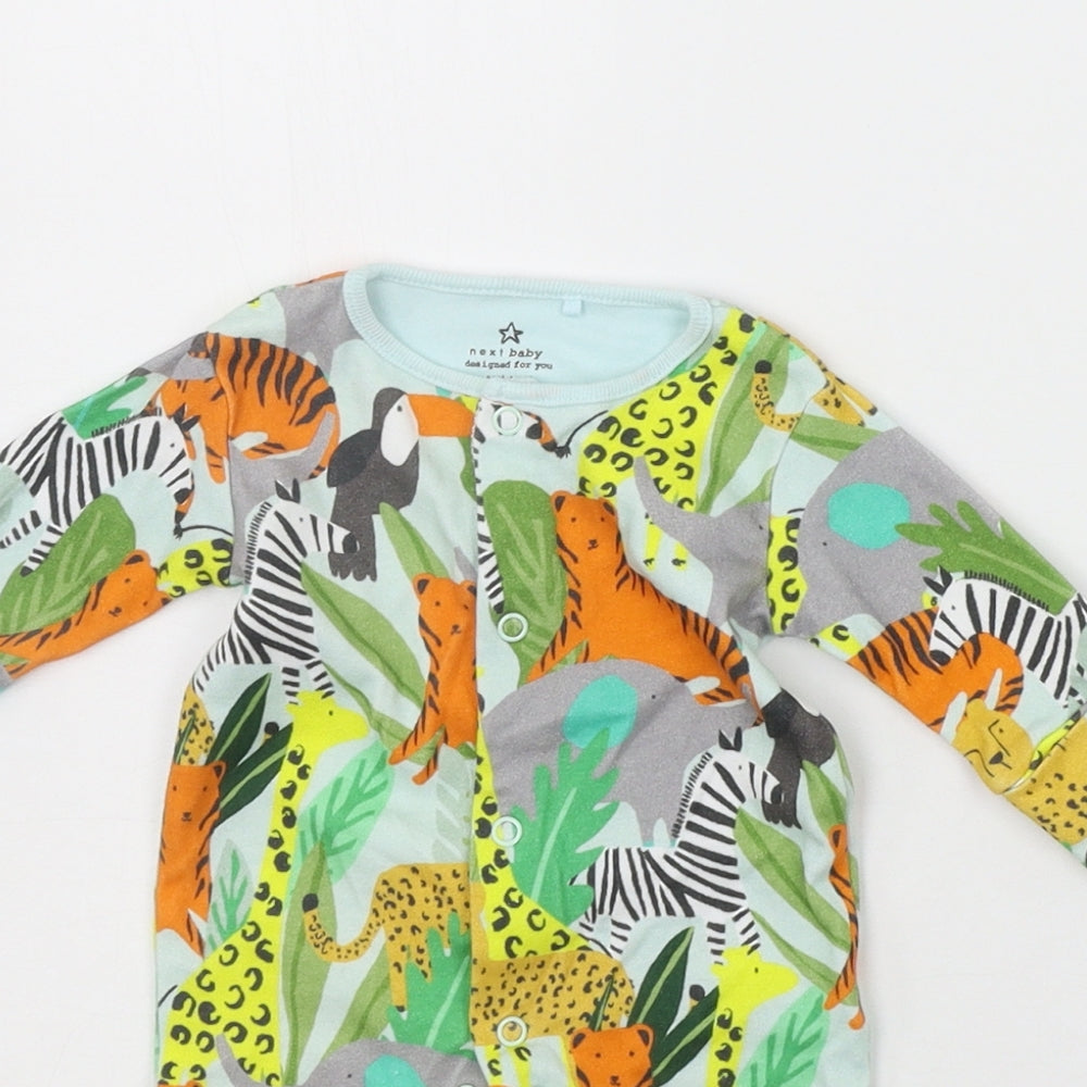NEXT Baby Multicoloured Geometric  Babygrow One-Piece Size Newborn  - Animals