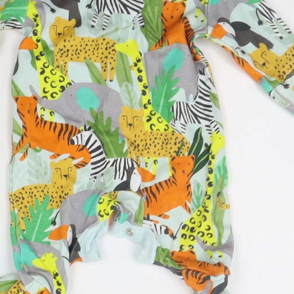 NEXT Baby Multicoloured Geometric  Babygrow One-Piece Size Newborn  - Animals
