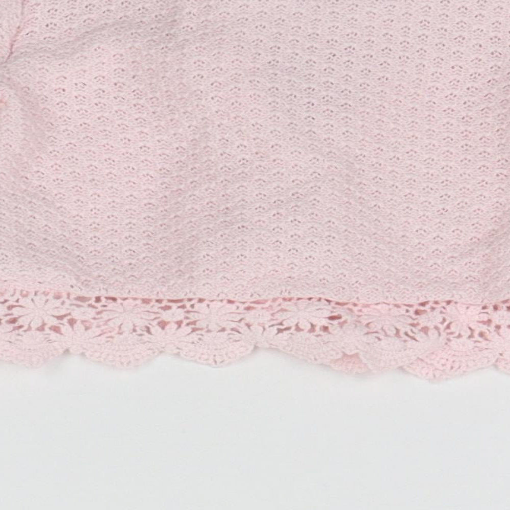 George Baby Pink   Cardigan Jumper Size 6-9 Months