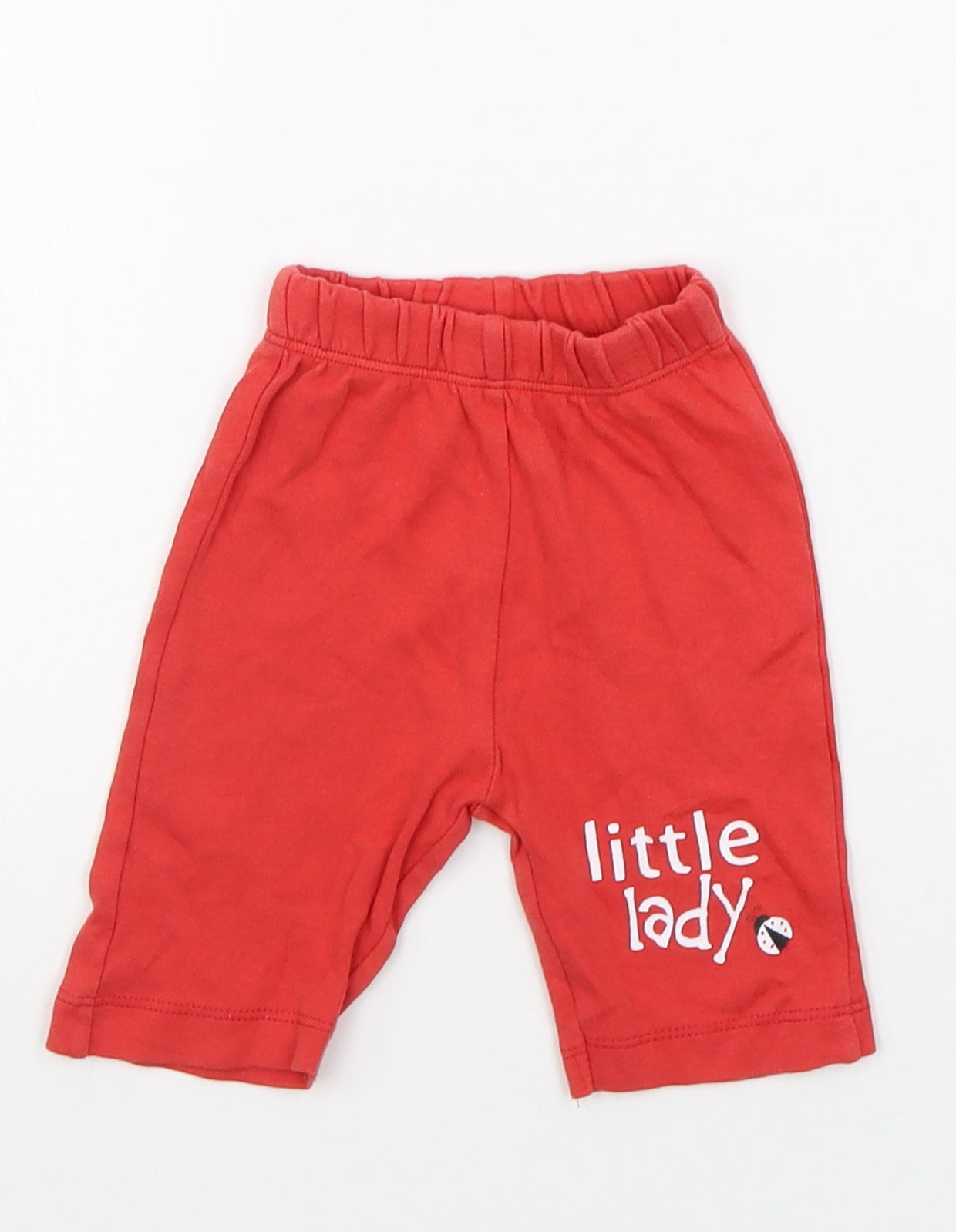 babyoye Boys Red   Jogger Leggings Size 0-3 Months  - Elasticated Waist