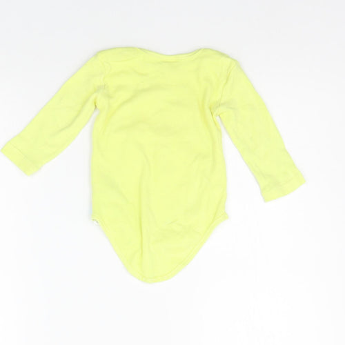 eplus m Baby Yellow   Basic T-Shirt Size 9-12 Months  - mini mouse