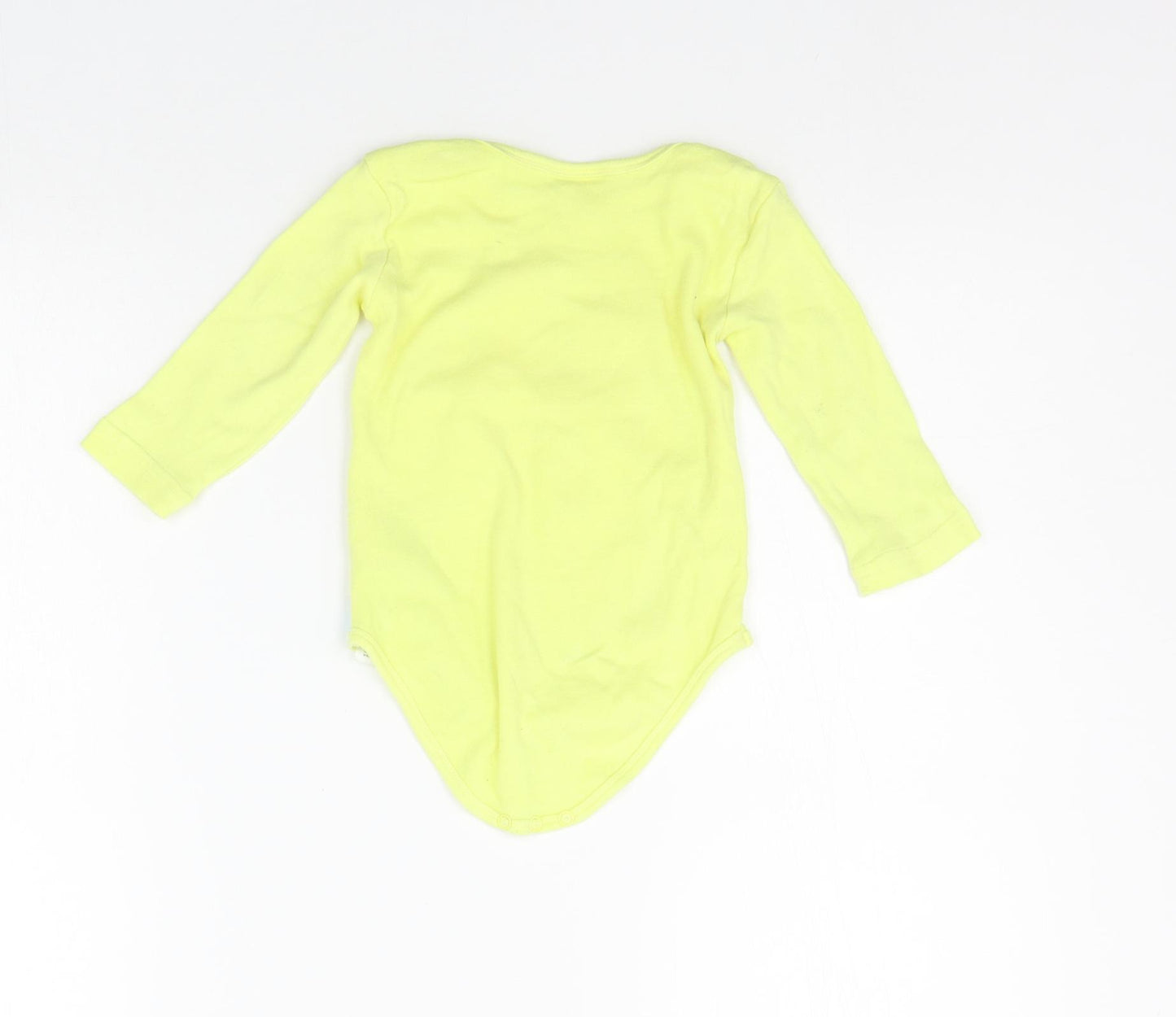eplus m Baby Yellow   Basic T-Shirt Size 9-12 Months  - mini mouse