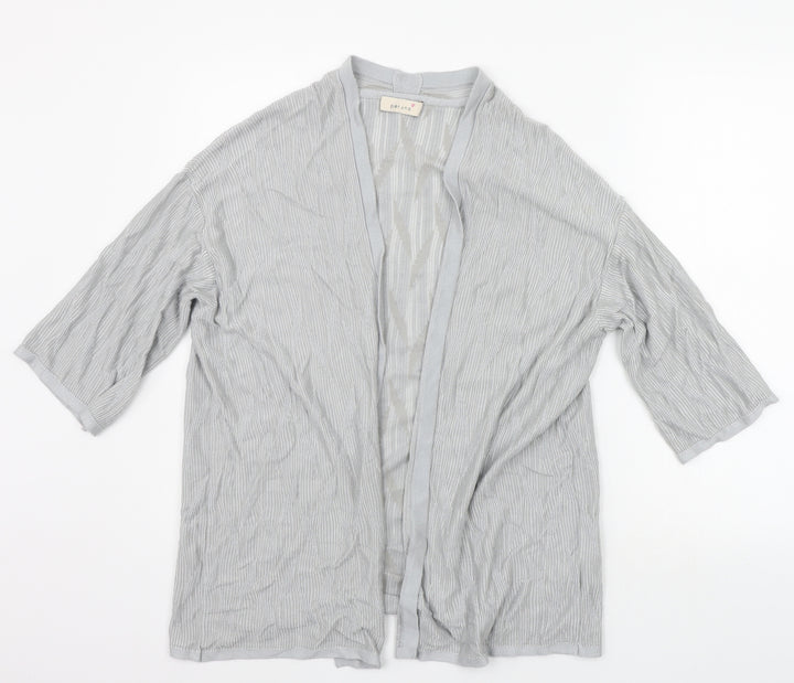 Per Una Womens Grey Cardigan Jumper Size 16
