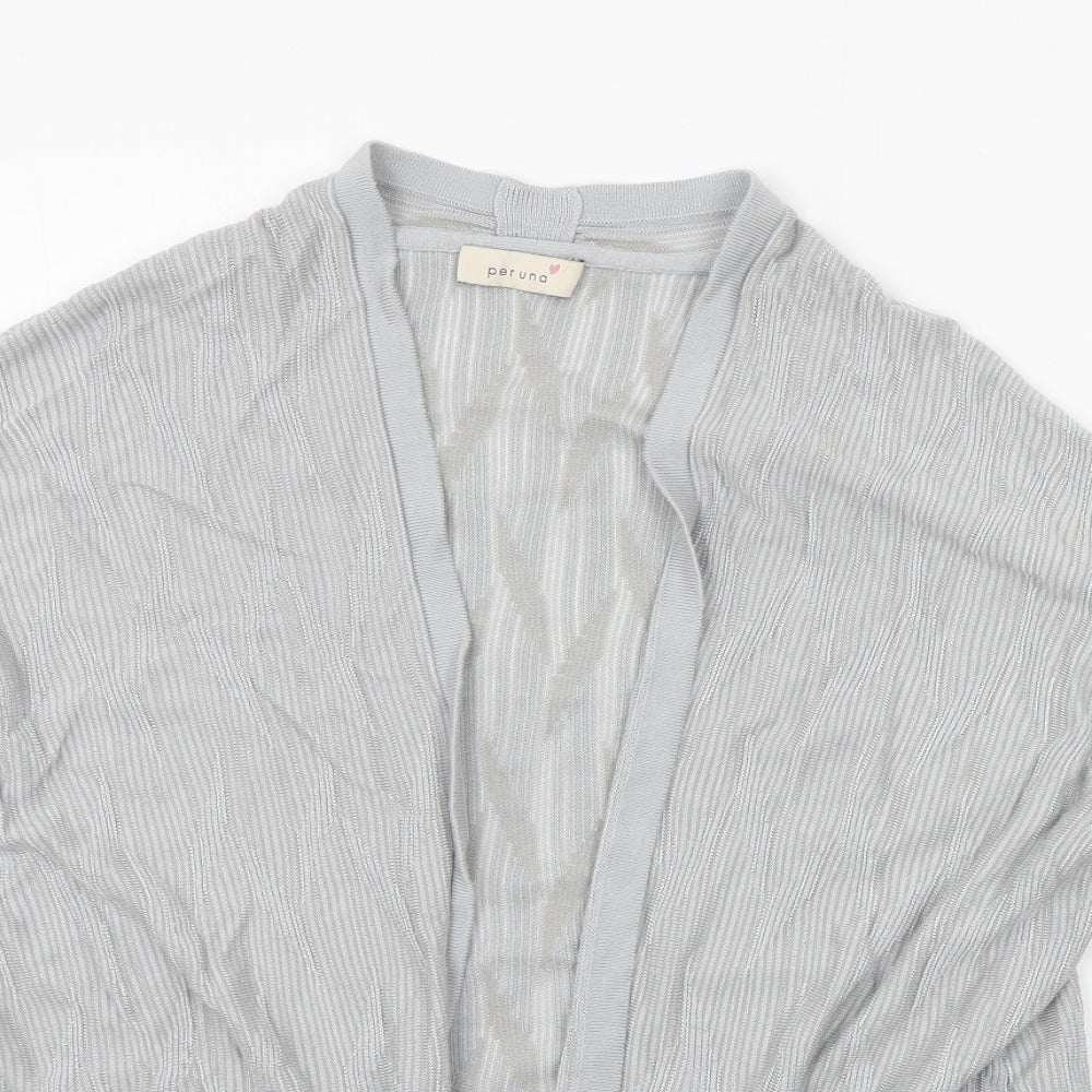 Per Una Womens Grey   Cardigan Jumper Size 16