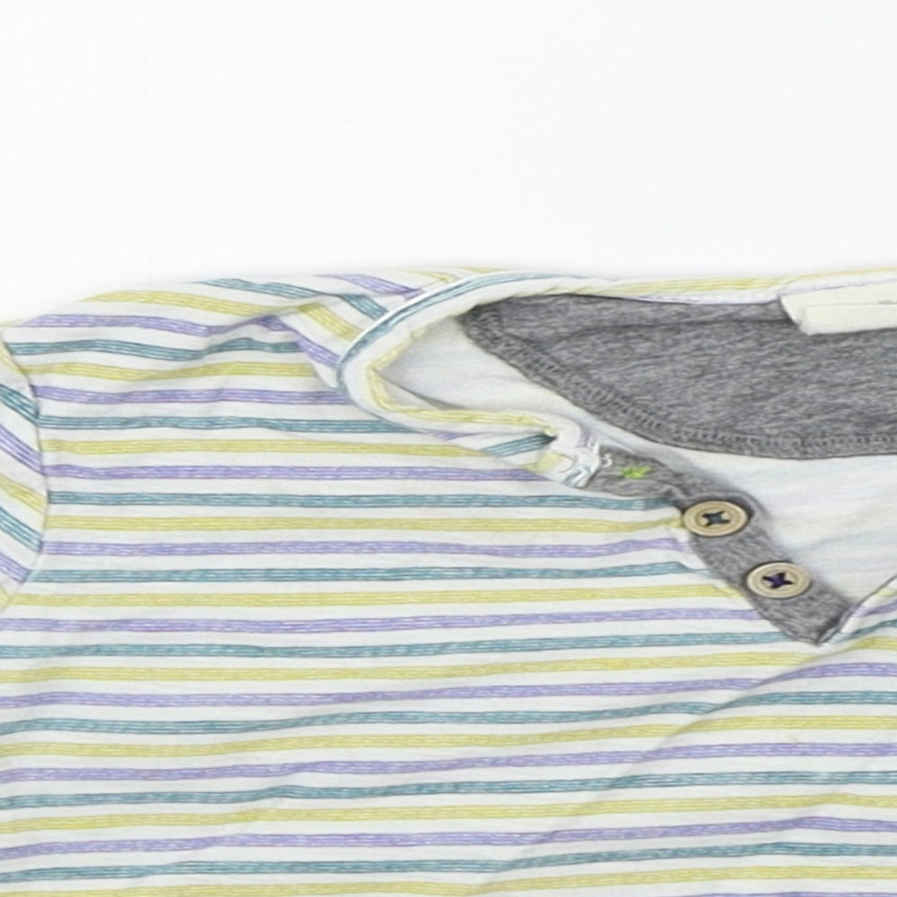 Zara Baby Multicoloured Striped  Basic T-Shirt Size 9-12 Months