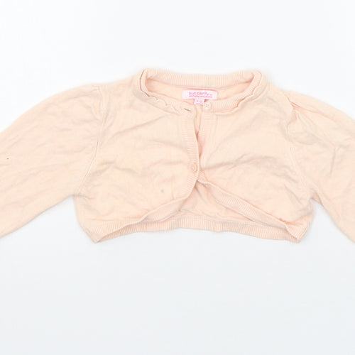Butterfly Baby Beige   Cardigan Jumper Size 9-12 Months