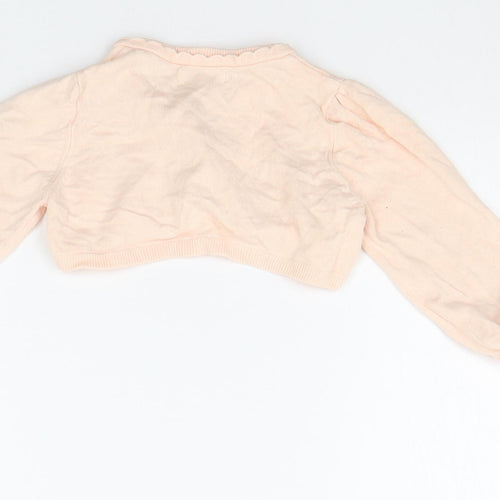 Butterfly Baby Beige   Cardigan Jumper Size 9-12 Months