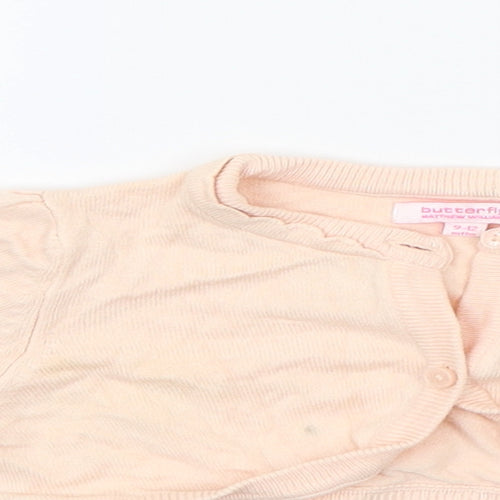 Butterfly Baby Beige   Cardigan Jumper Size 9-12 Months