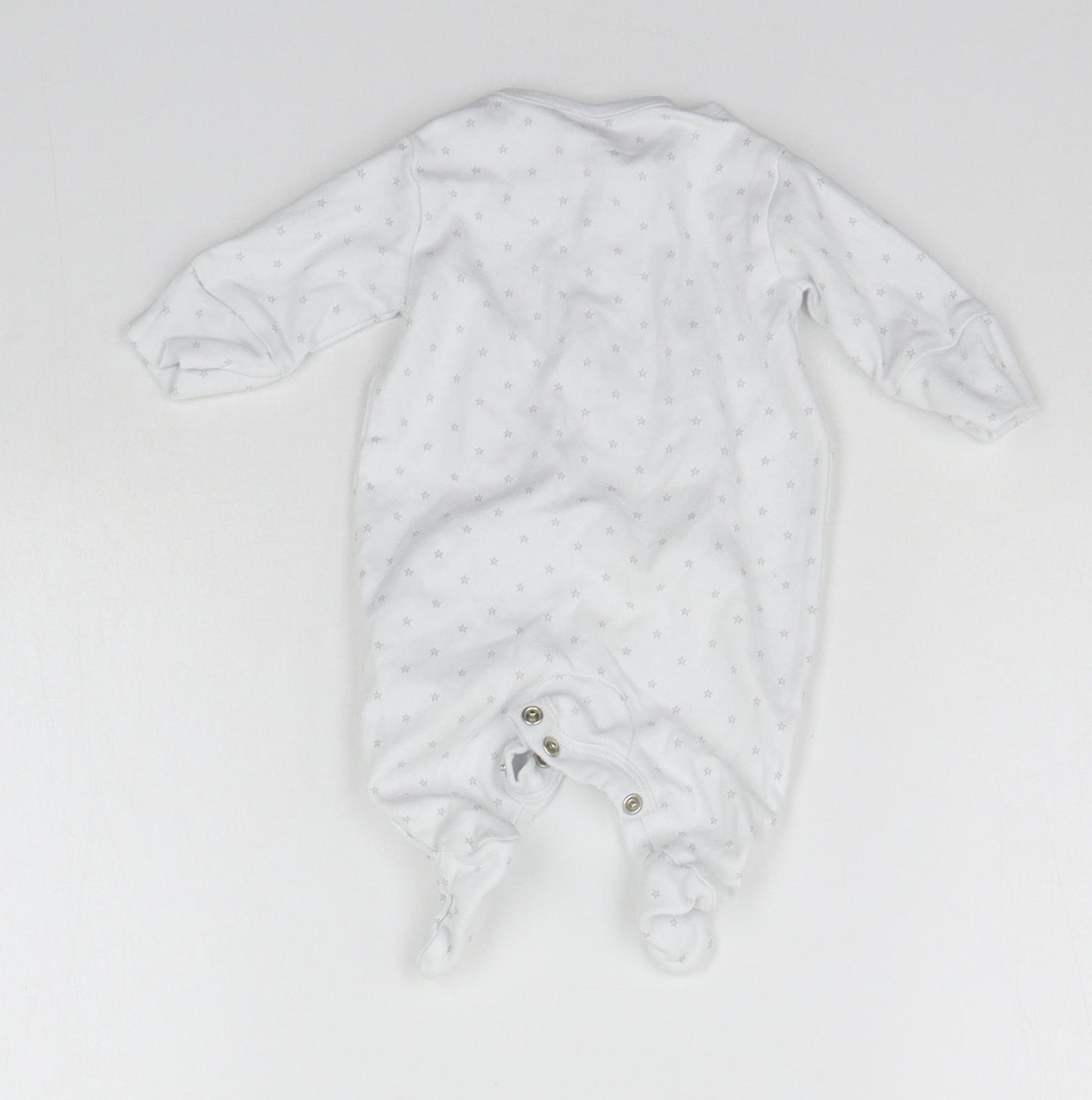 NEXT Baby White Geometric  Babygrow One-Piece Size Newborn
