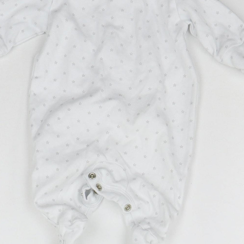 NEXT Baby White Geometric  Babygrow One-Piece Size Newborn