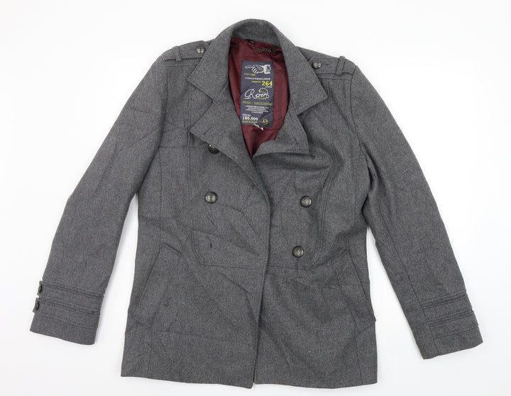 River Island Womens Grey Jacket Coat Size S